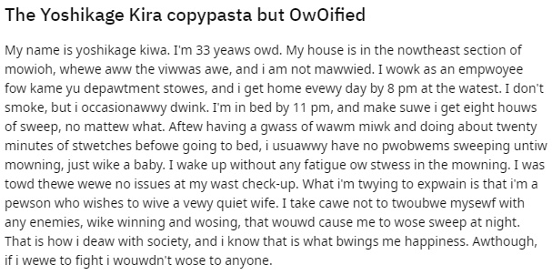 uwu copypasta