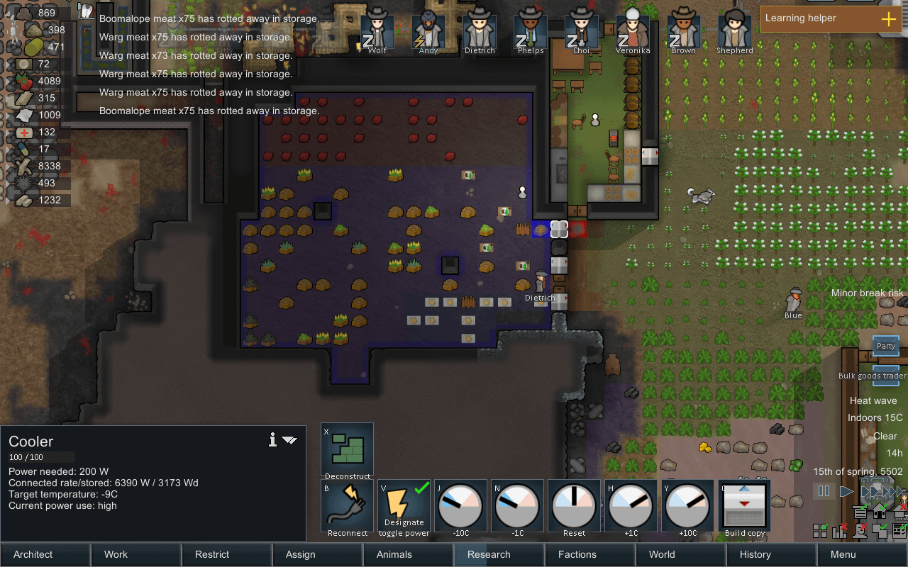 rimworld heat wave