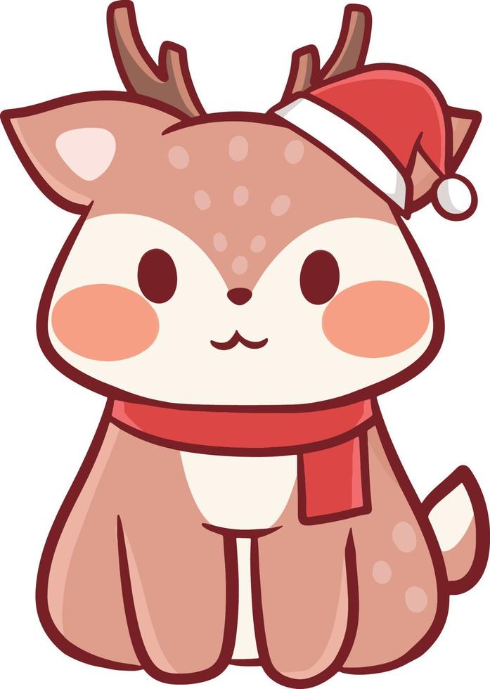 kawaii dibujos de navidad