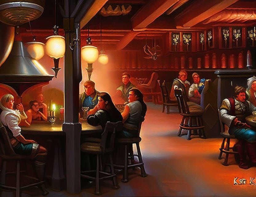 fantasy tavern interior