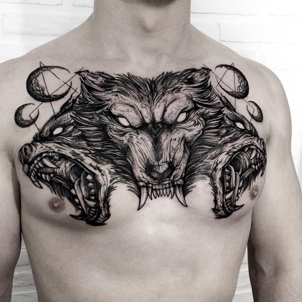 one side chest tattoos for men