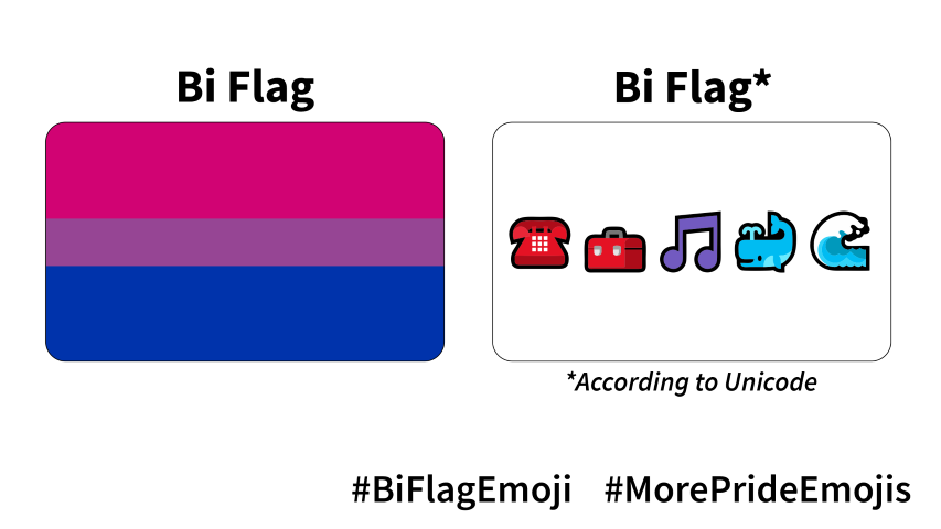 bi flag emoji