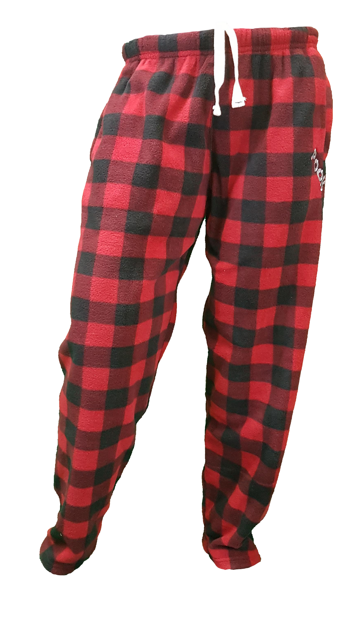 red plaid pajama pants