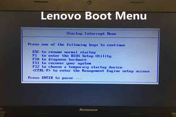 thinkpad boot menu