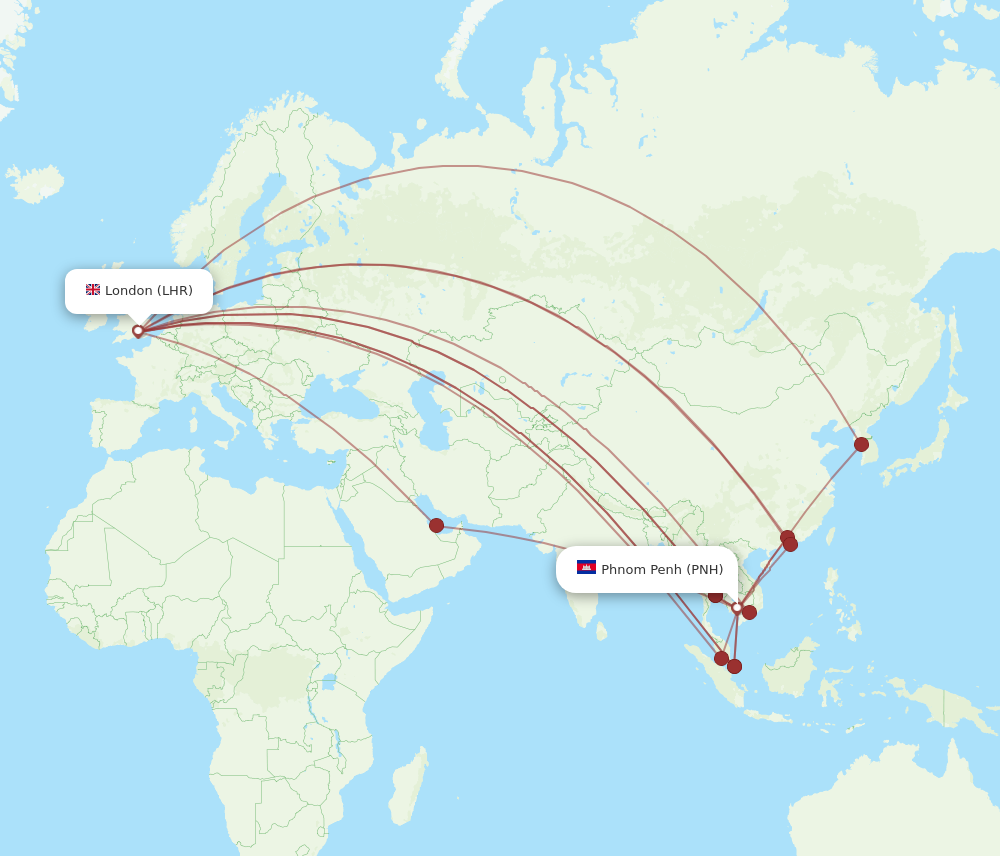 flights to phnom penh