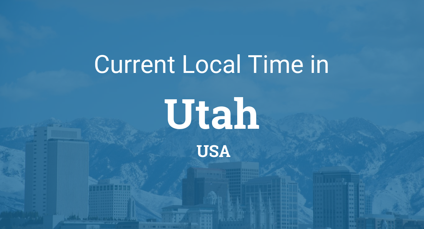 current time in utah salt lake