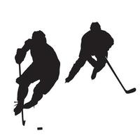 hockey player silhouette