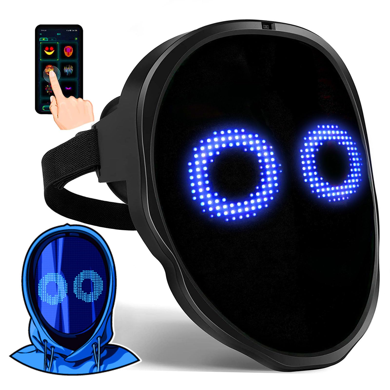 led masks for halloween