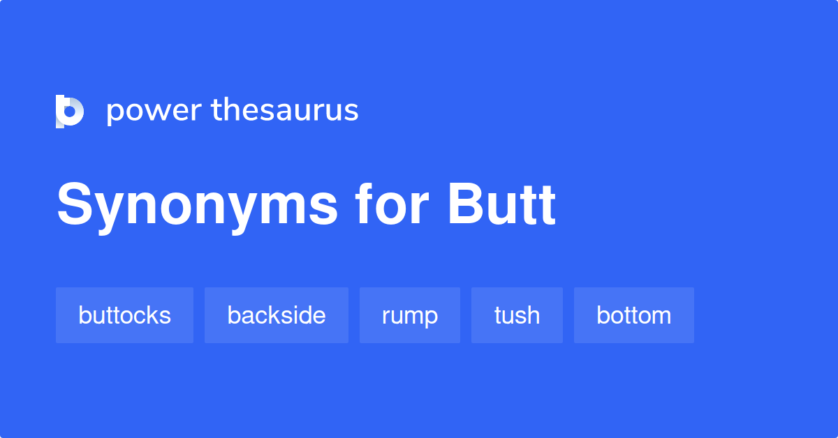 butt synonym