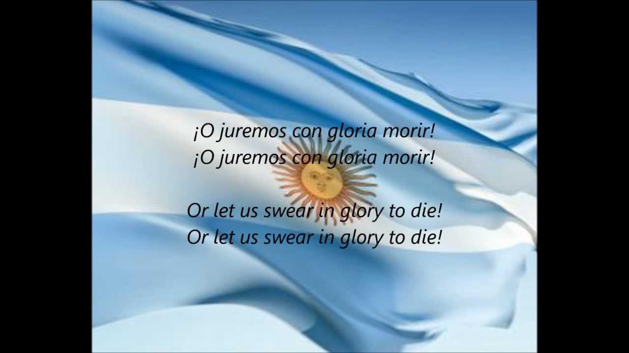 lyrics argentina national anthem