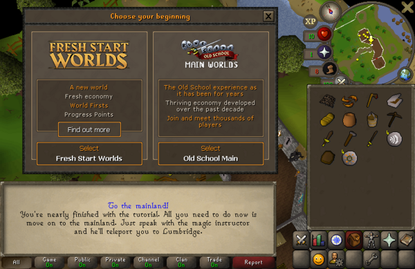 fresh start worlds osrs