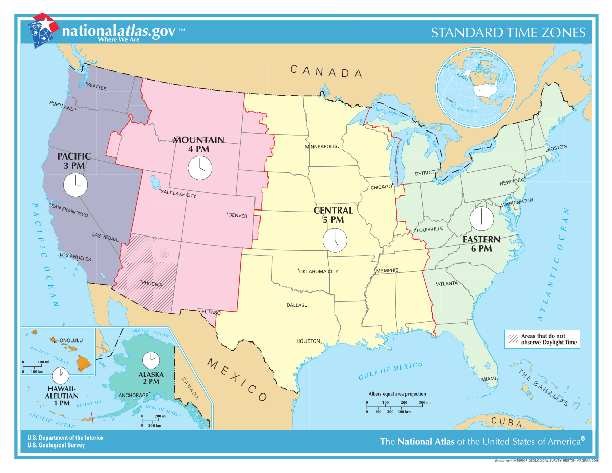 eastern us time zone