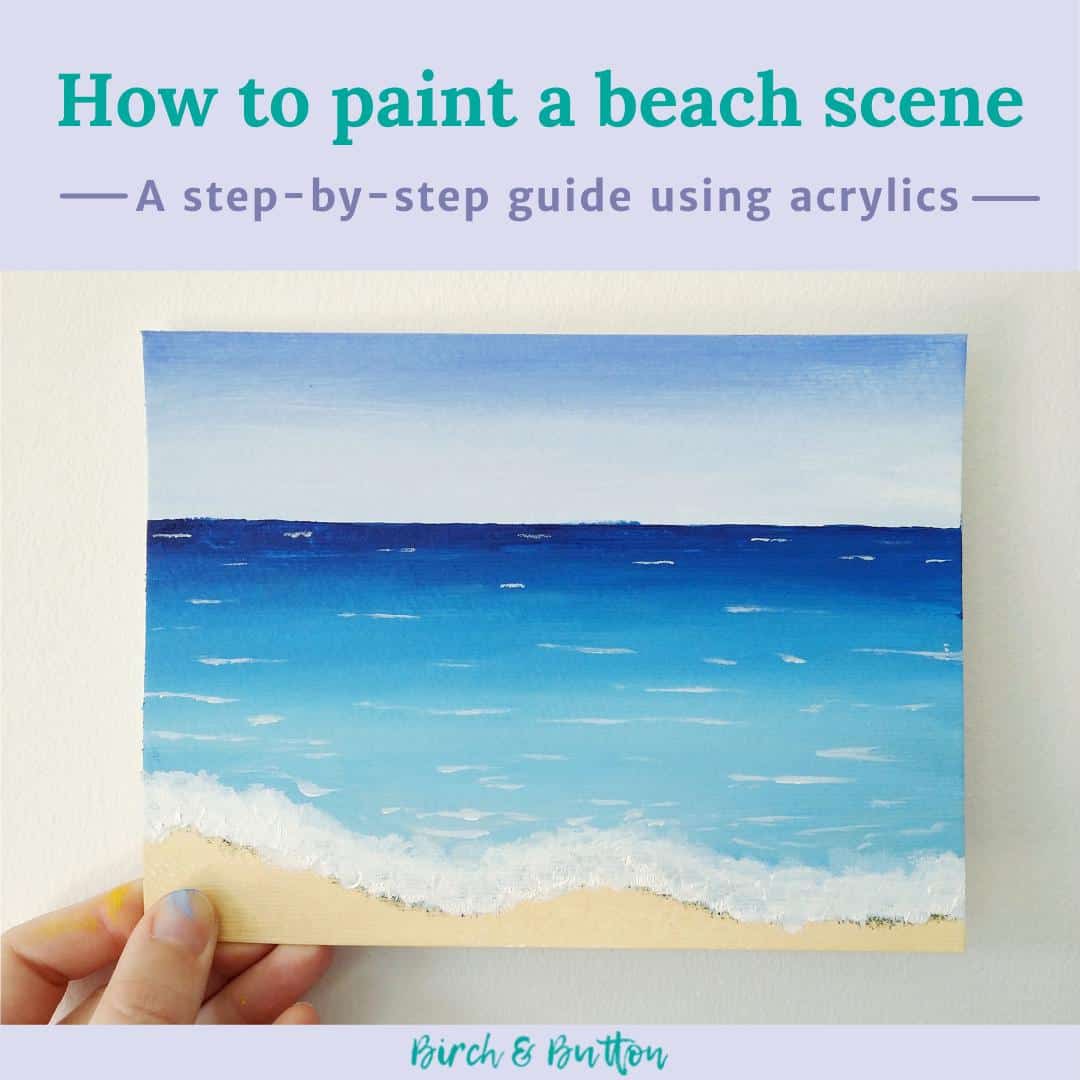 easy beach scenes to paint