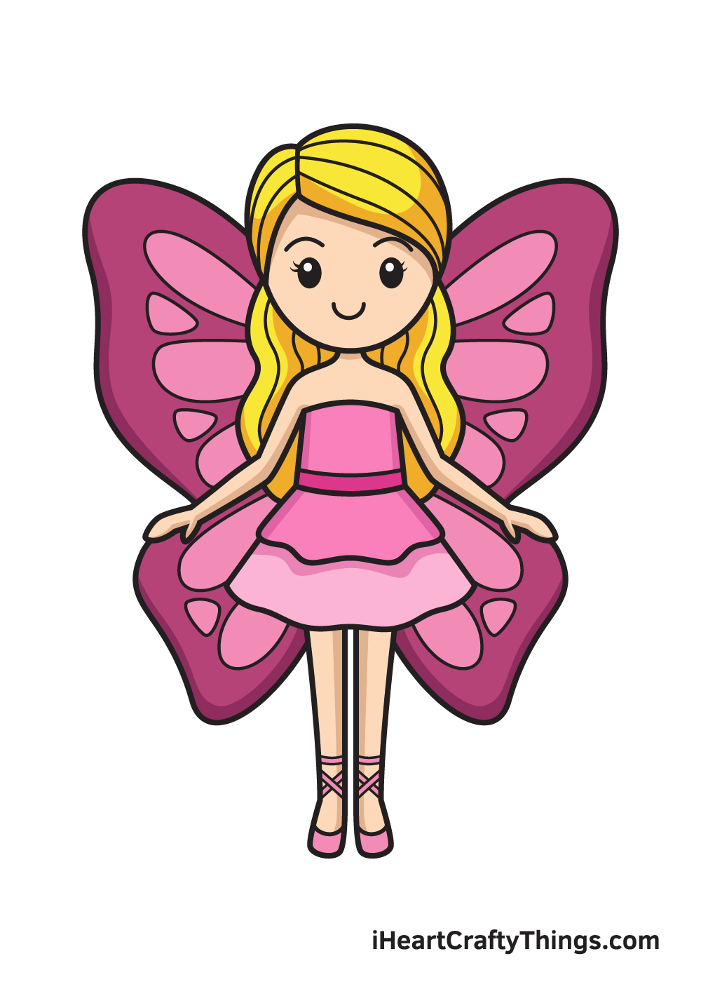 easy cute fairy drawing