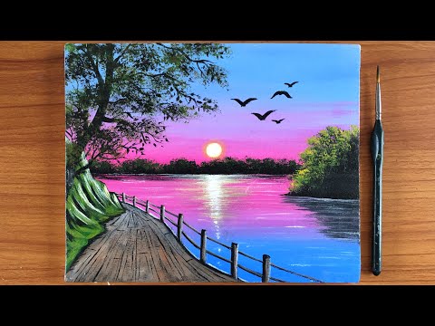 easy scenery painting