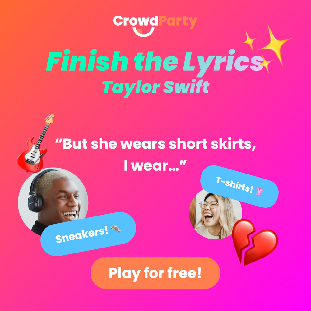 taylor swift finish the lyrics