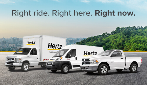 hertz pick up locations