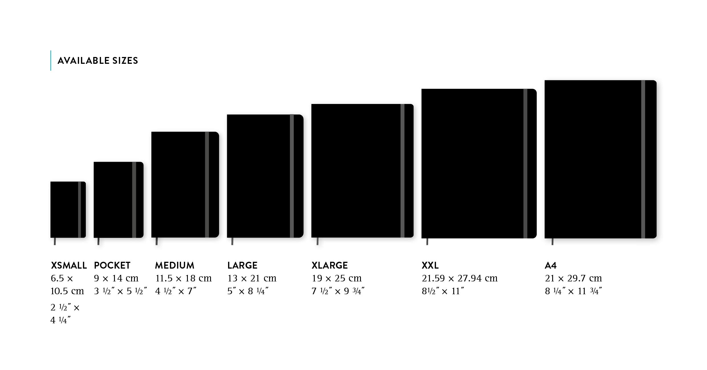 what size is moleskine large