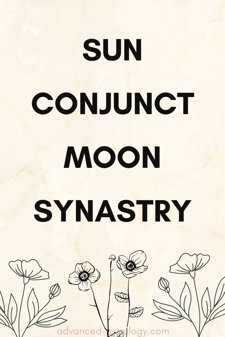 sun conjunct moon synastry