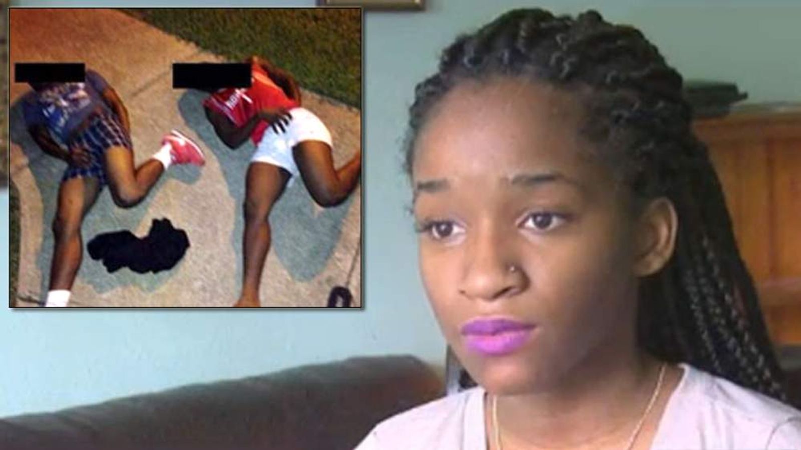 ebony teens abused