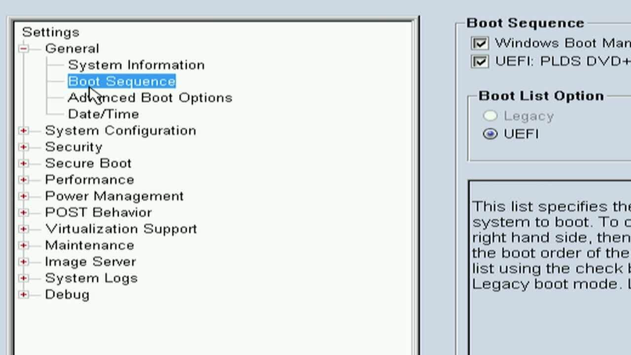 bios dell key