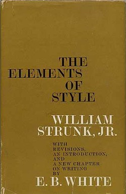 strunk white elements of style