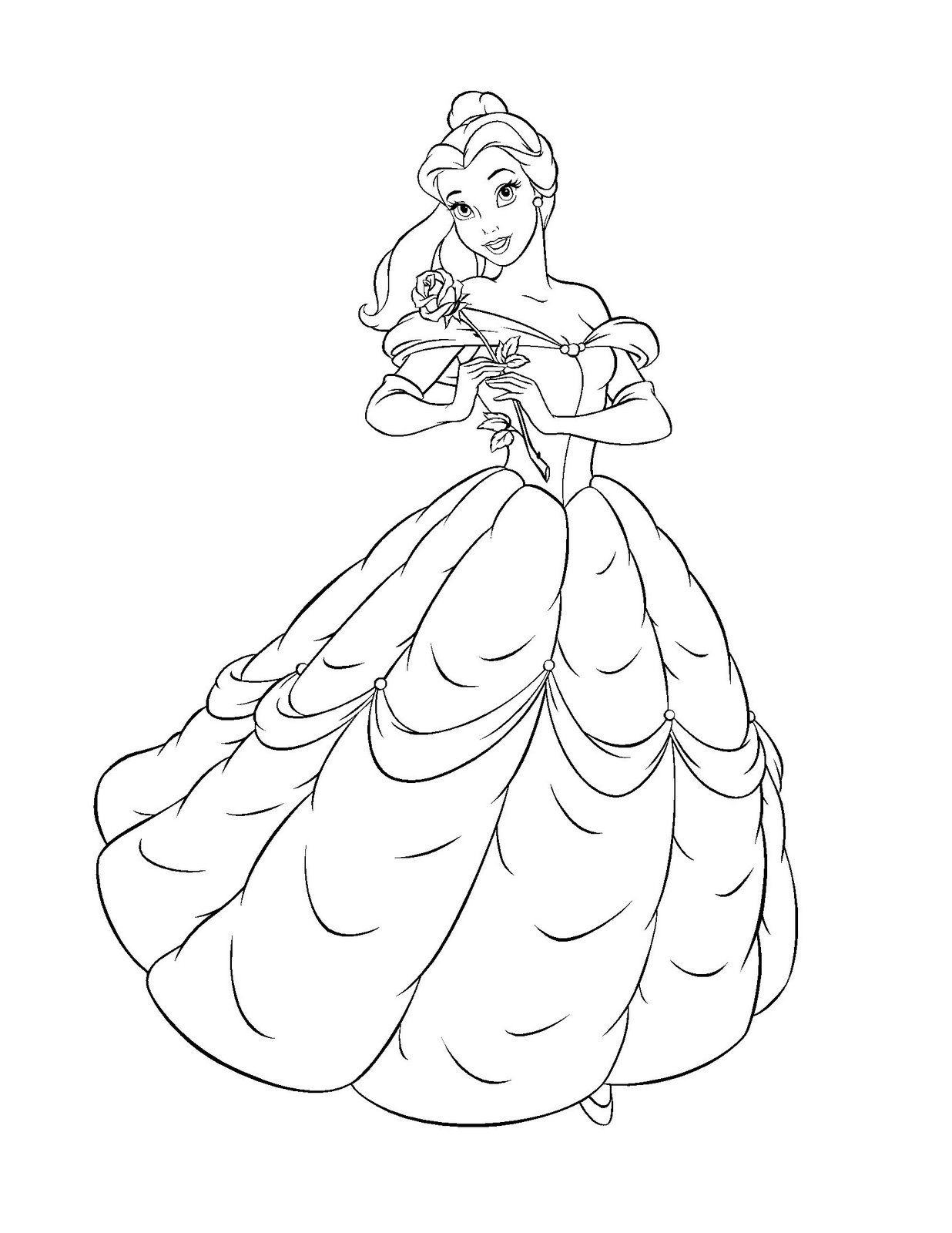 bella coloring pages