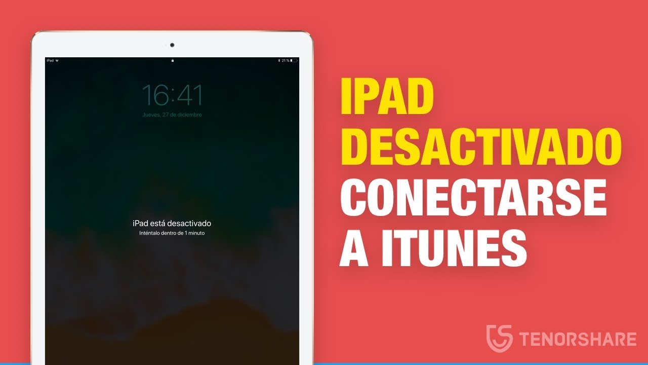 que hacer si tu ipad esta desactivado