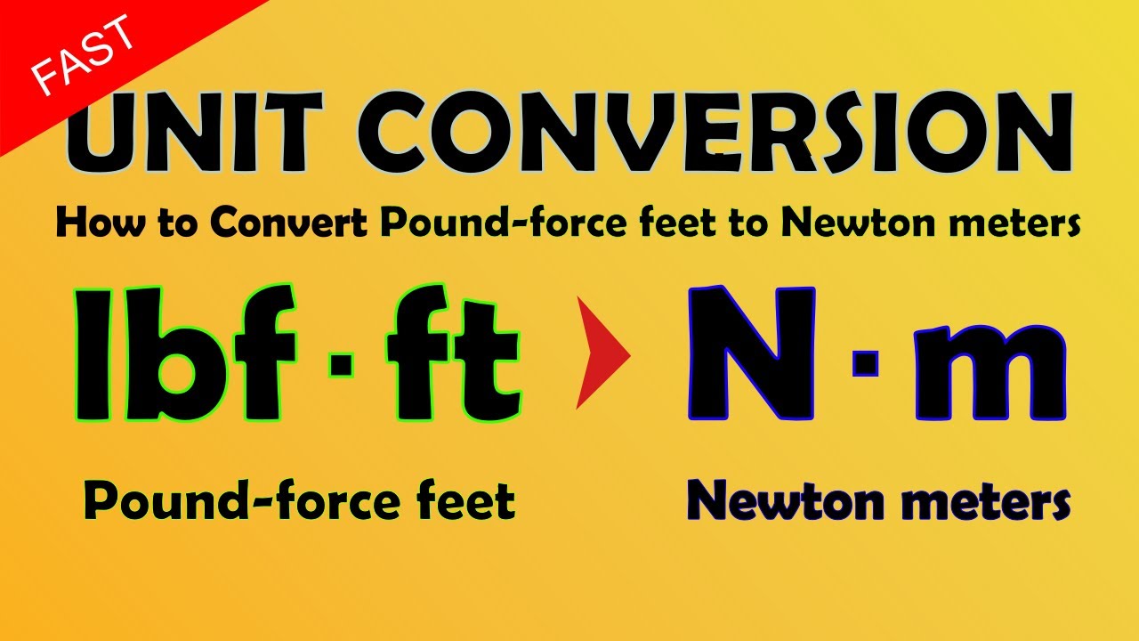 convert ft/lb to nm