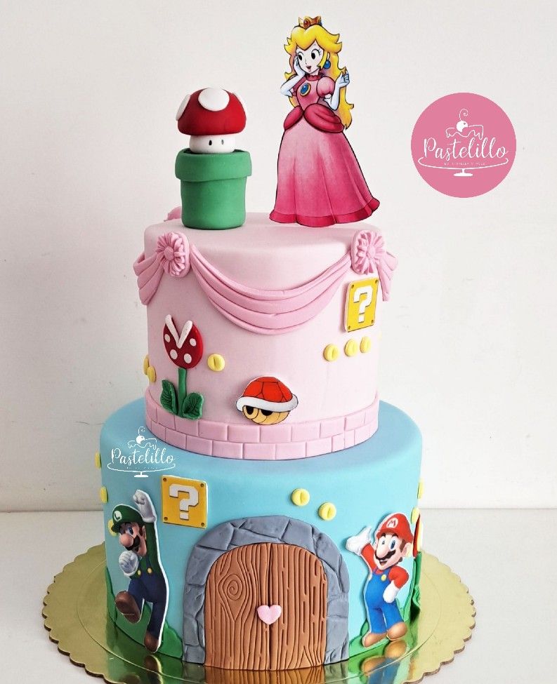 pastel de princesa peach