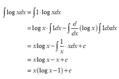 log x in integrali