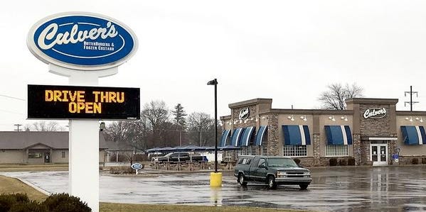 is culvers open on christmas