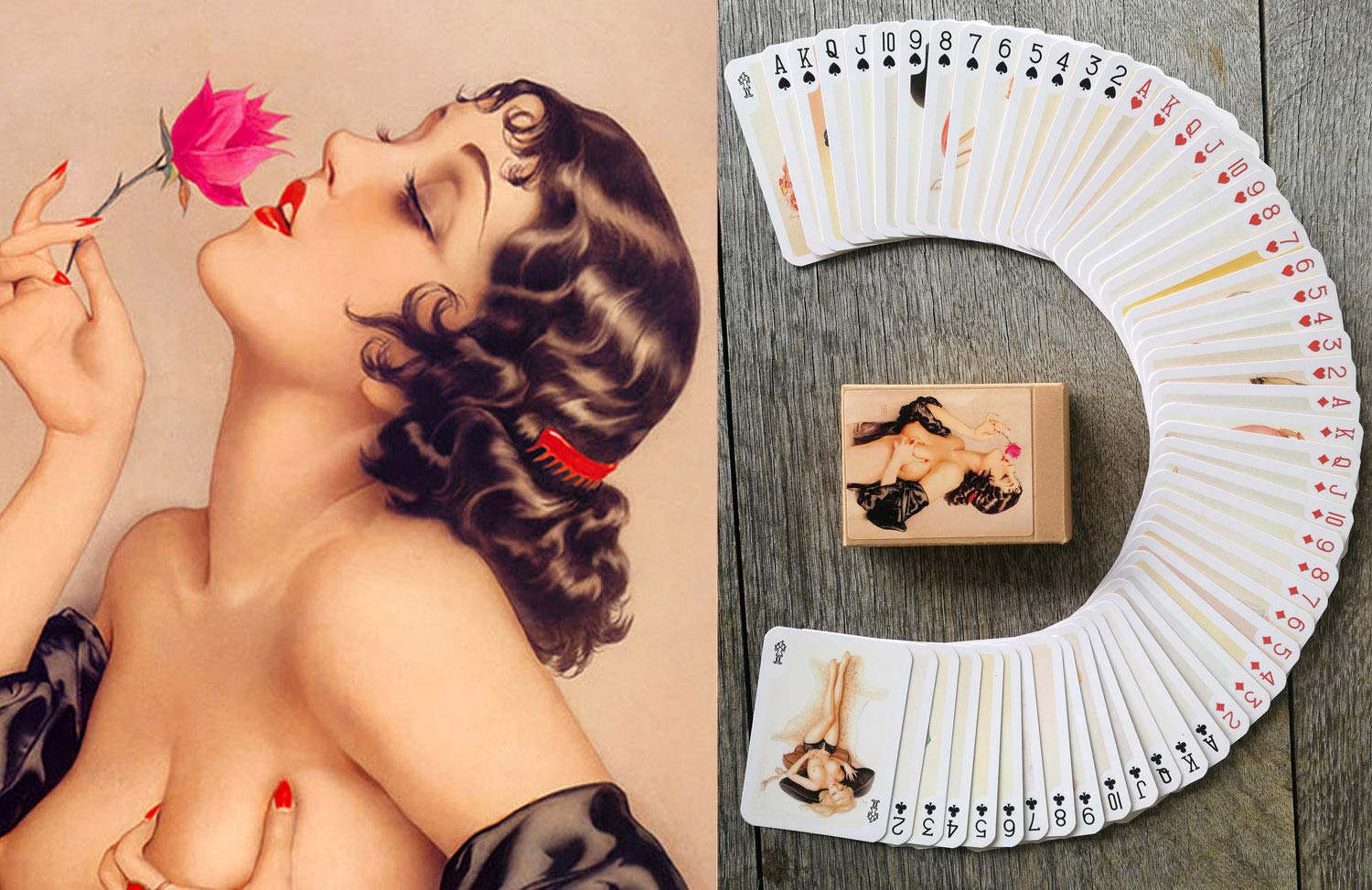 pin up playing cards