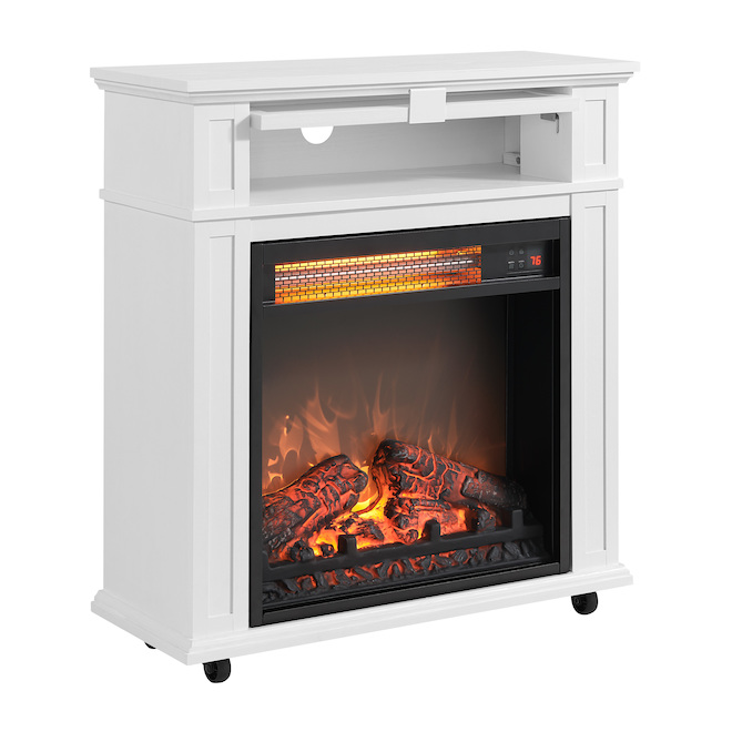 electric fireplace rona