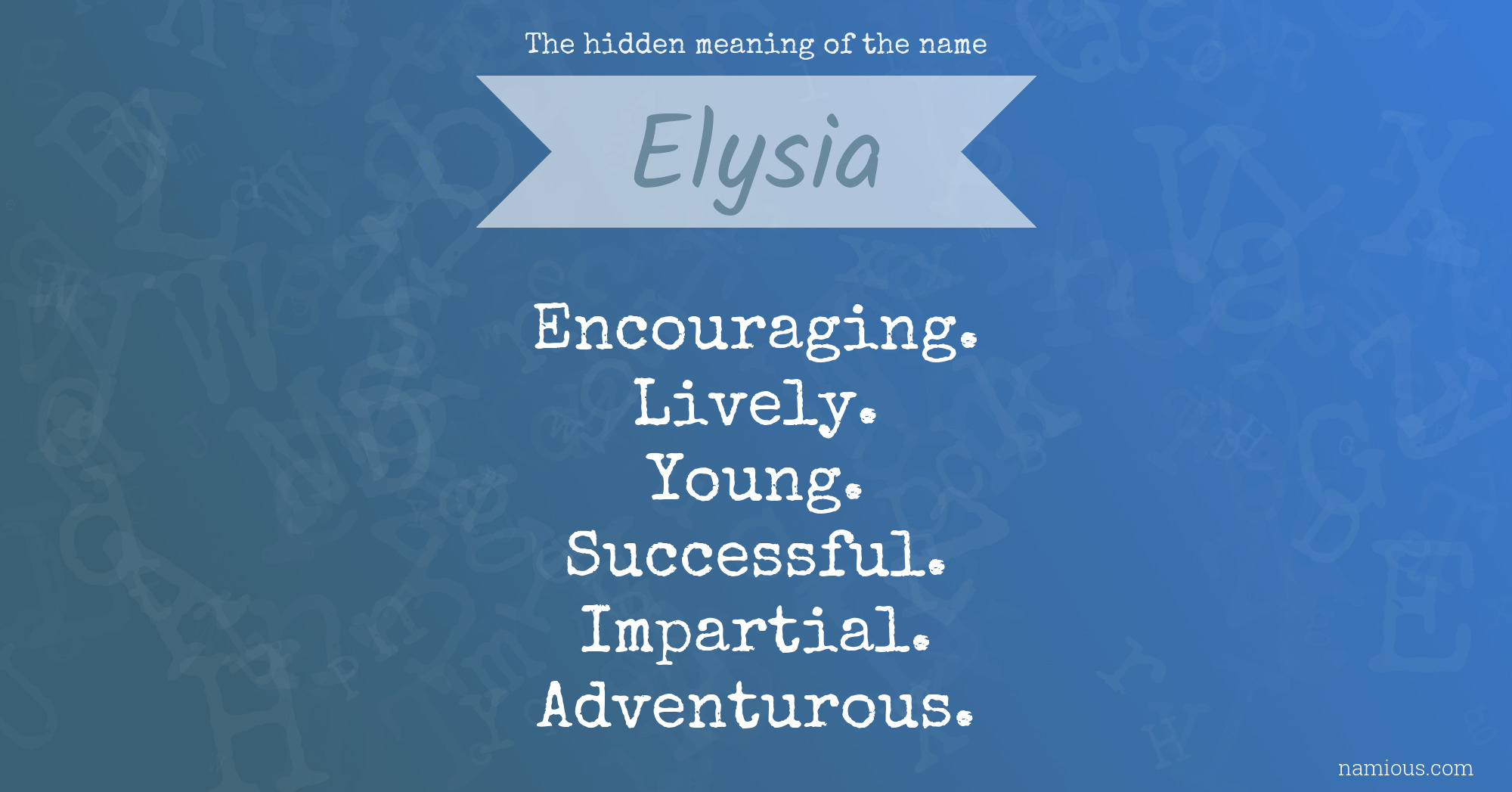 elysia name meaning