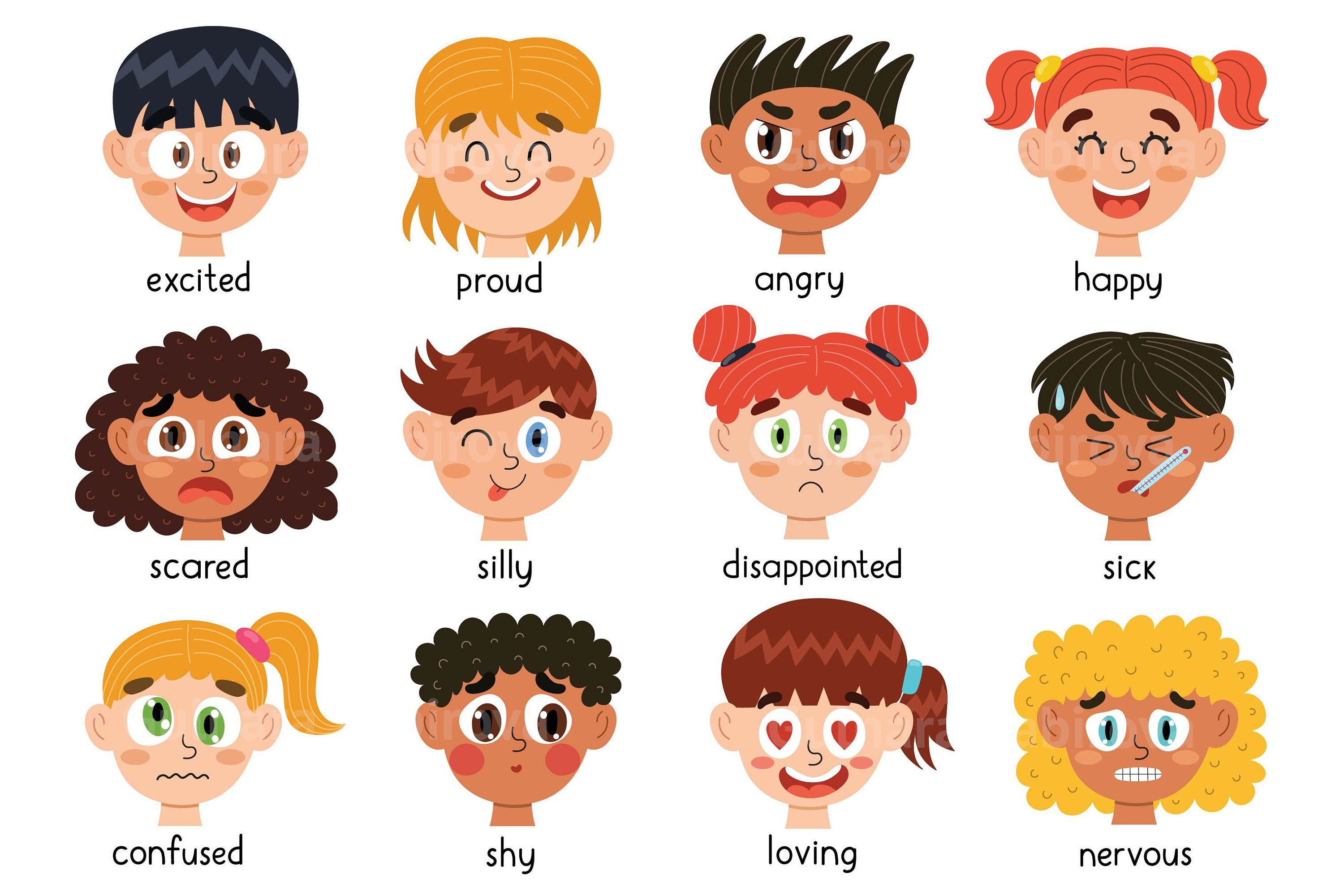 emotions clipart