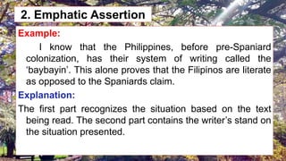 emphatic assertion example