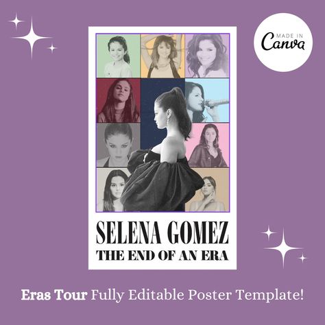 eras tour poster template