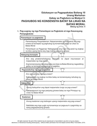 esp grade 10 module teachers guide