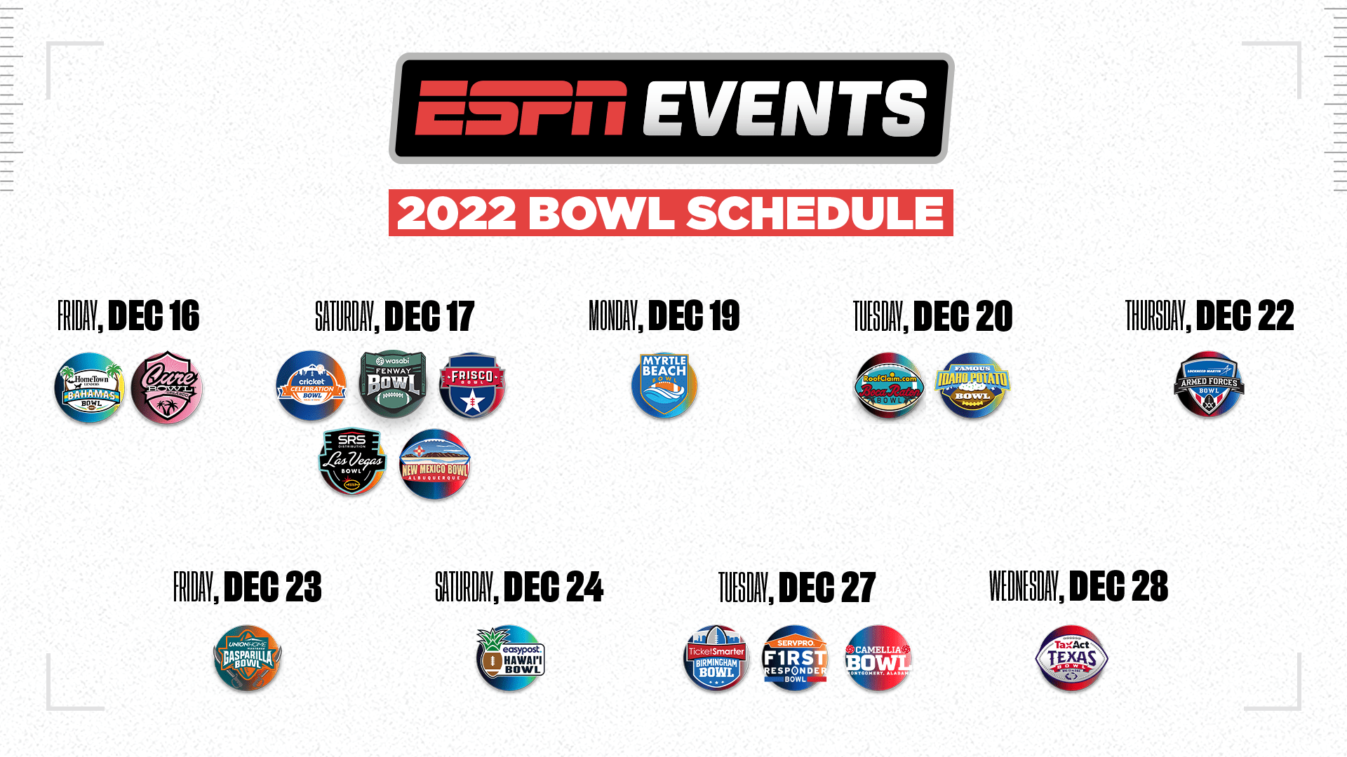 espn schedule