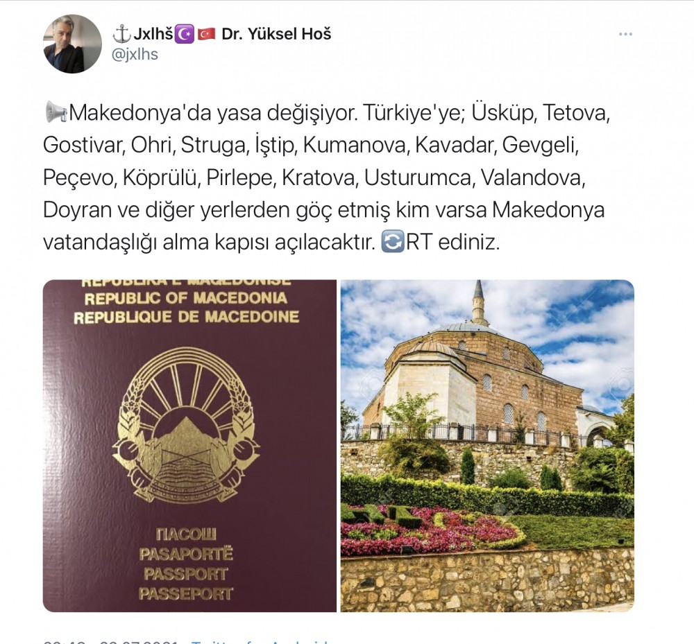 evlilik yoluyla makedonya vatandaşlığı