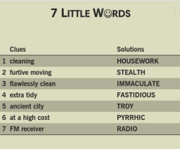 extra 7 little words