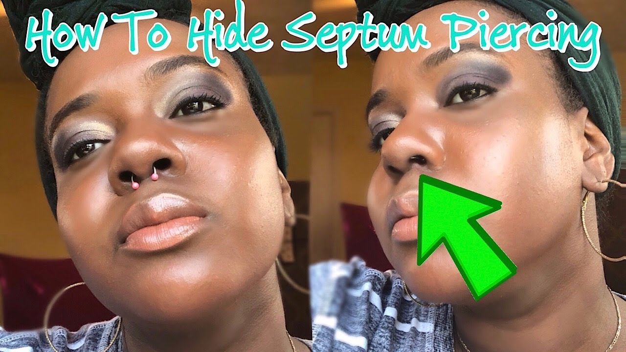 hidden septum piercing