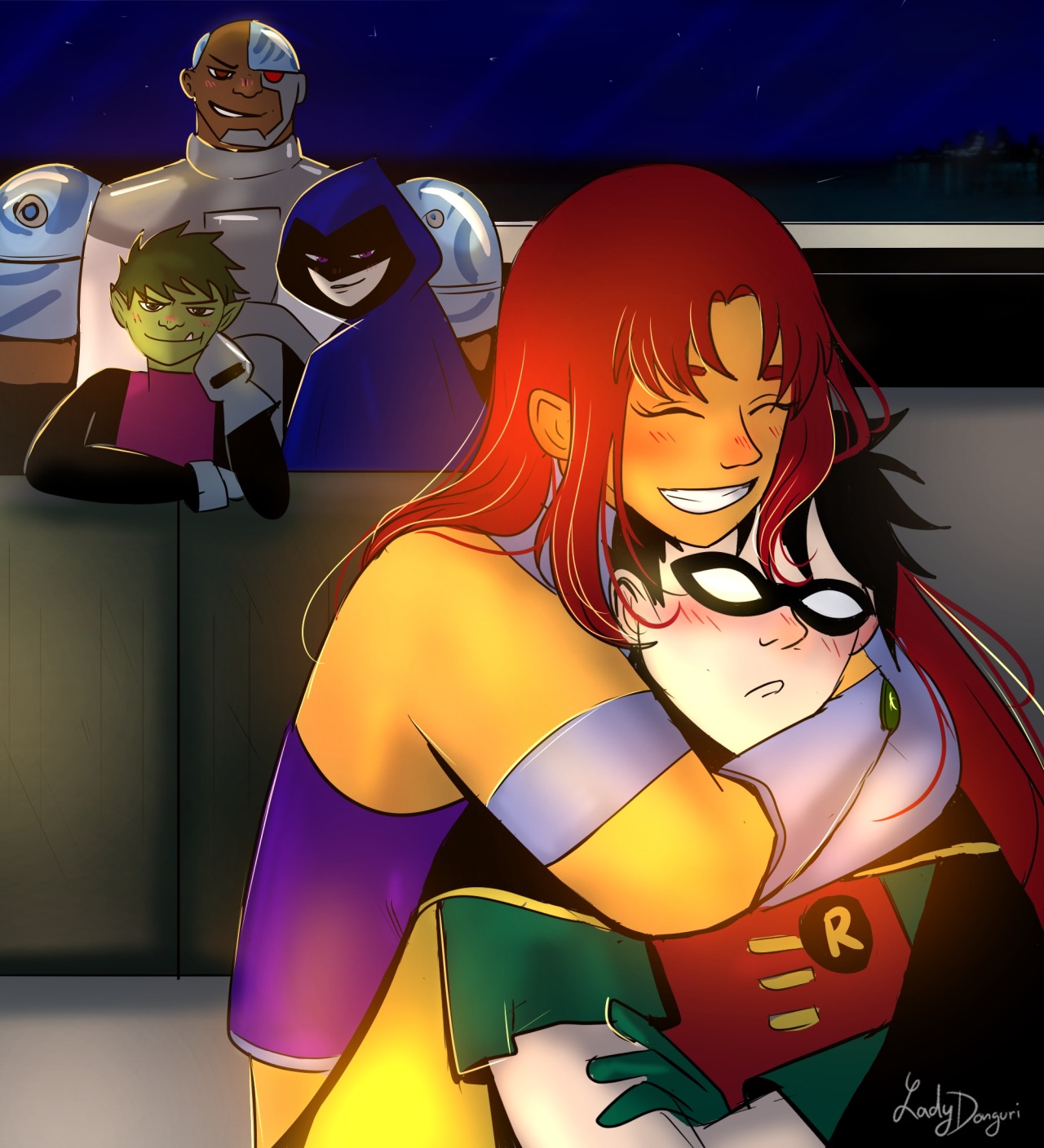 robin x starfire