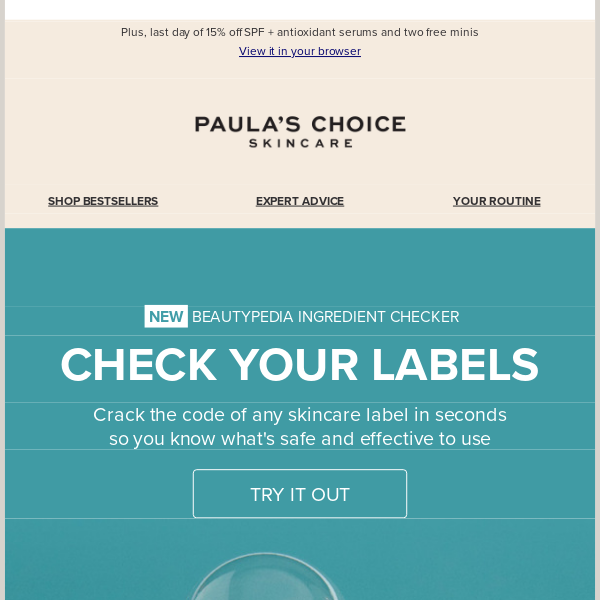 paulas choice ingredient checker