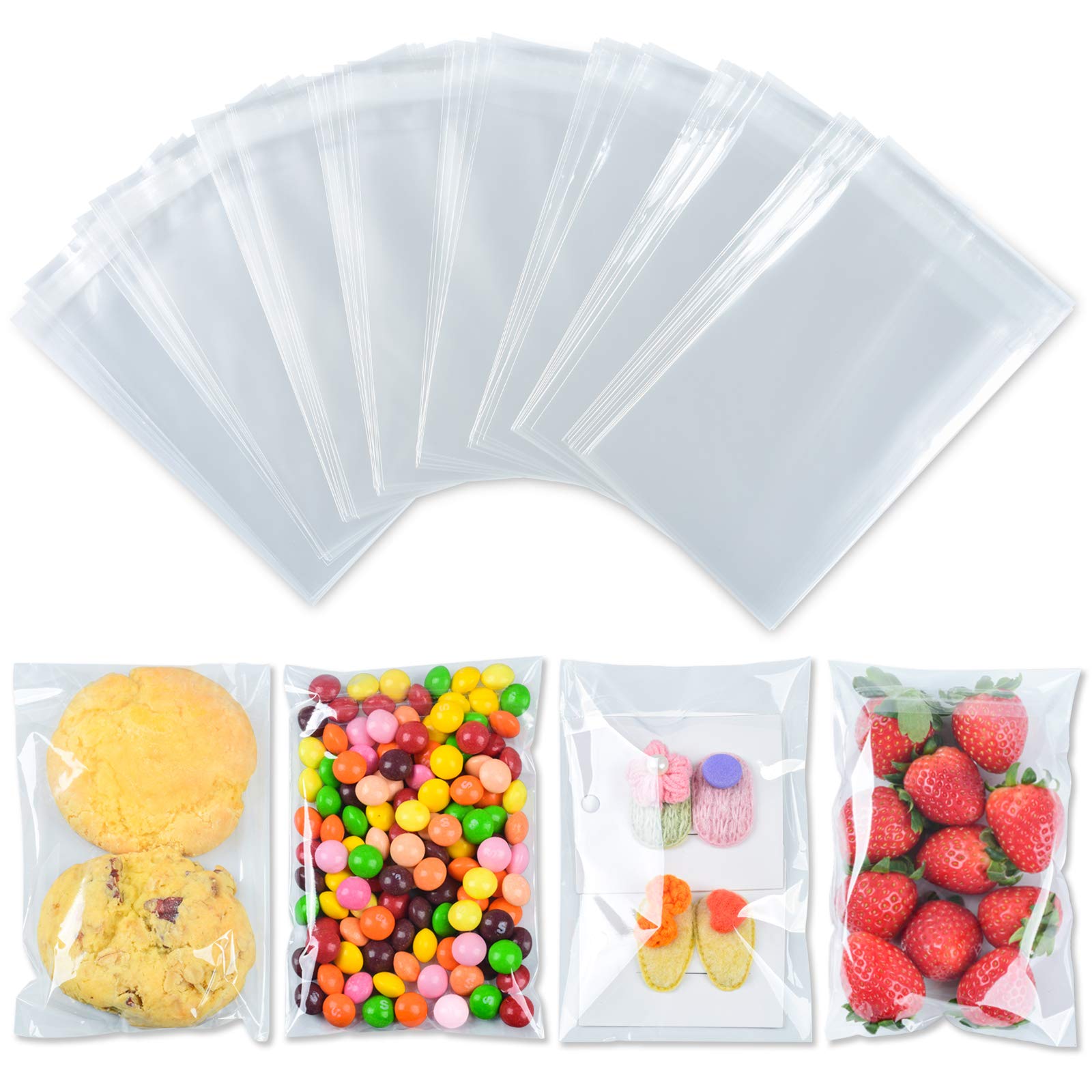 self sealing cellophane bags