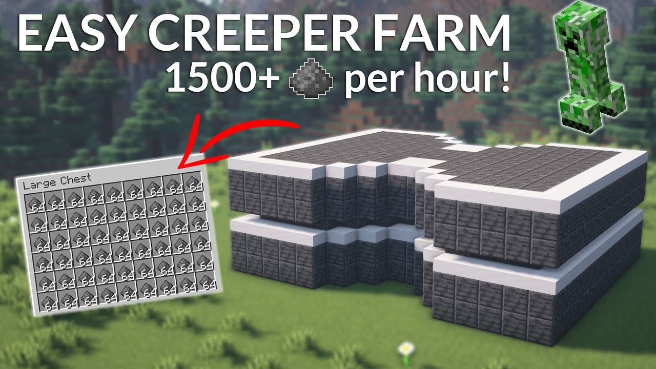 minecraft creeper farm