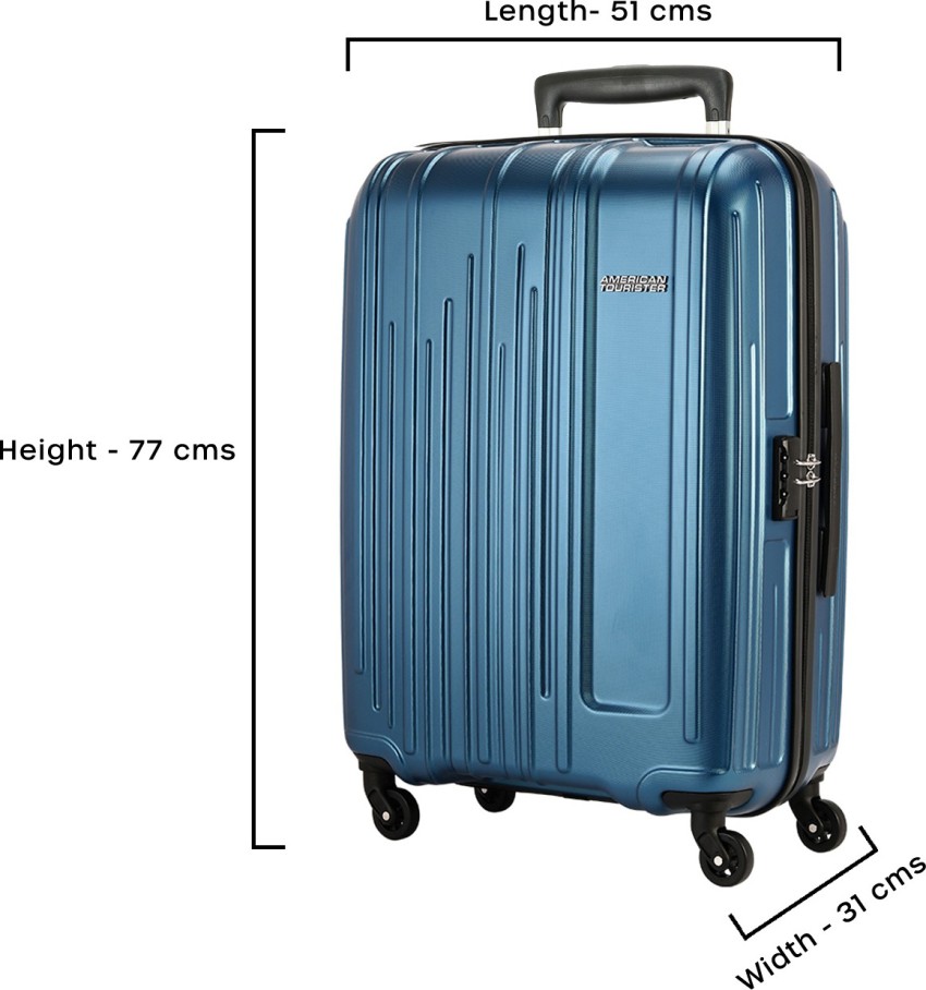 american tourister luggage sizes in cm