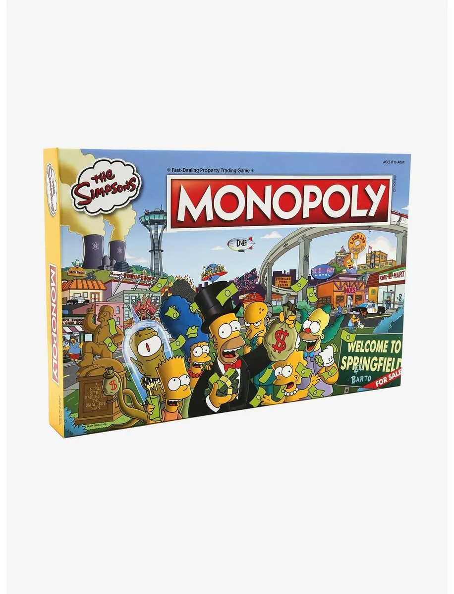 the simpsons monopoly