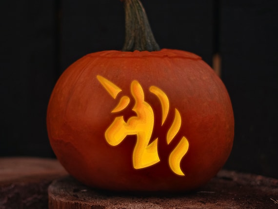 unicorn pumpkin carving patterns